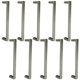 Kit 10 Puxadores para Móveis Alça Reta Oeiras 128mm Zamac Br