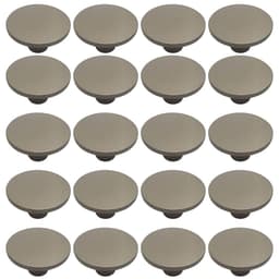 Kit 20 Puxadores Para Móvel Ponto 3,5cm Bronze Armários Gavetas 206 Naico