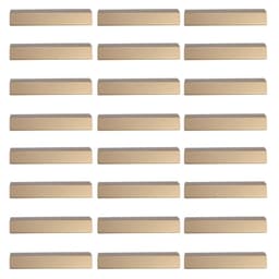 Kit 24 Puxadores Alça Sobrepor Dourado 128mm Armários Gavetas Torralba PV22 Móveis