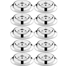 10 Cloche Tramontina Aço Inox 28cm Cúpula para Servir Tampa de Alimentos Restaurante