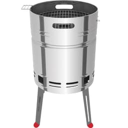 Churrasqueira a Carvão Tramontina TCP 400 em Aço Inox com Ba