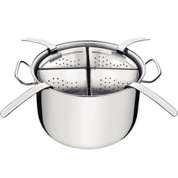 Cozi-Pasta Tramontina Professional em Aço Inox 13,5L Espagueteira 30cm com 4 Divisões