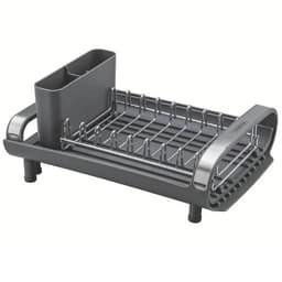 Escorredor Secador de Louças Tramontina Pratos Talheres Compacto Plurale Grafite Moderno