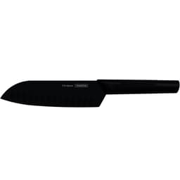 Faca Santoku Tramontina Nygma 7' Inox Preta para Cortar Legumes Temperos Cabo Polipropileno