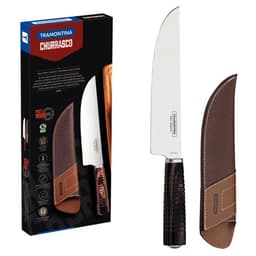 Faca para Carne Tramontina 8' Aço Inox e Cabo de Madeira Pol