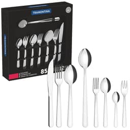 Faqueiro Tramontina Malibu 85 Peças Aço Inox Jogo de Talhere
