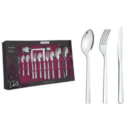 Faqueiro Tramontina Oslo em Aço Inox 101 Peças com Acabamento Arredondado