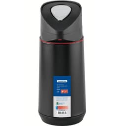 Garrafa Térmica Tramontina Exata Aço Inox Preto 1,2L para Ág