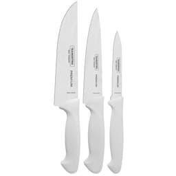 Jogo De Facas 3 Peças Premium Inox Tramontina Legumes Carnes