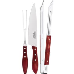 Jogo Trinchante Faca 8' Garfo e Pegador de Carne Tramontina