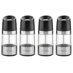 Kit 4 Moedor Sal Grosso Pimenta Tramontina Manual Inox Espec