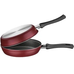 Omeleteira Alumínio Antiaderente Starflon Frigideira Dupla 2