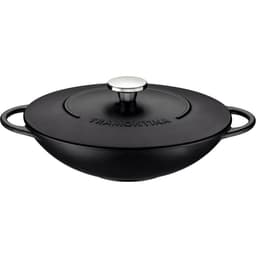 Panela Wok Tramontina Trento em Ferro Esmaltado Antiaderente