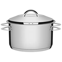 Panela de Fundo Triplo Caçarola Inox 6,1L com Tampa 24cm Tramontina Solar