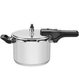 Panela de Pressão Tramontina Brava 6L em Aço Inox com Fundo