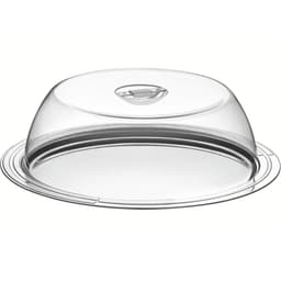 Porta Bolo Tramontina Ciclo em Aço Inox com Tampa de Plástic