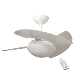 Ventilador Romênia 3 Pás 110V Branco e Controle Remoto