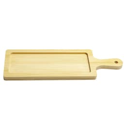 48 Bandejas Tábuas de Bambu 24x8cm Restaurante Travessa Pequ