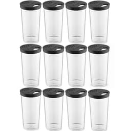 Kit 12 Farinheiros Porta Temperos Farofa UZ 500ml Condimento
