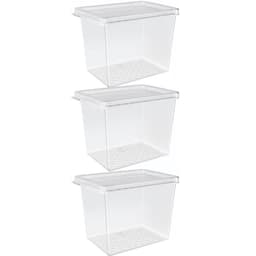 Kit 3 Organizadores de Geladeira Multiuso Cozinha 1,3L com T