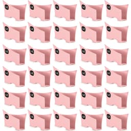 Kit 30 Suportes Porta Guardanapos De Papel Para Mesa Uz Rosa Quartzo