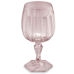 Taça Para Água Tomar Suco 350ml Poliestireno UZ Samba Transparente Rosa