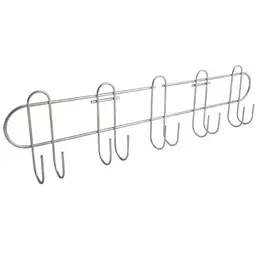 Cabideiro de Parede Suporte com 10 Ganchos Para Roupas Utens