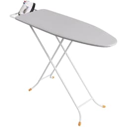Tabua de Passar Roupa Dobrável Larga 115x41cm com Porta Ferr