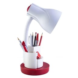 Luminária de Mesa Spiralle Venmelho Porta Lápis E27 Bivolt