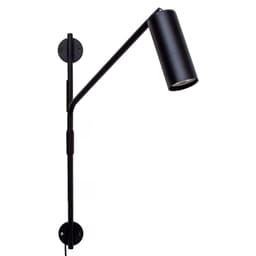 Arandela Articulada Turim Cor Preto Texturizado