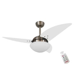 Ventilador Clear Branco 220V e Controle Remoto