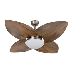 Ventilador de Teto Dormamu Bronze 4 Pás Rádica Imbuia 127V