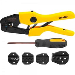 Alicate prensa terminais 5 em 1 terminais eletricos 05 mm a 350 mm AP 510 VONDER