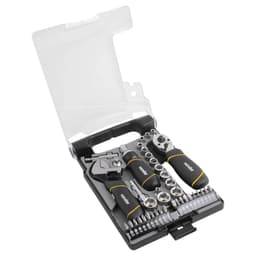 Jogo De Ferramentas 40 Peças Vonder Com Bits Soquetes Adaptador E Chaves