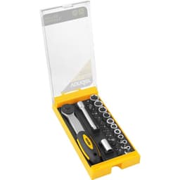 Jogo de soquetes e ponteiras com encaixe de 1/4" 4mm a 13mm com 25 peças VONDER