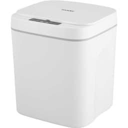 Lixeira Retangular 12l Branca C/sensor Vonder