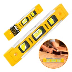 Nível Plástico com Base Magnética com 3 Ângulos 9' 228mm Vonder Alta Precisão