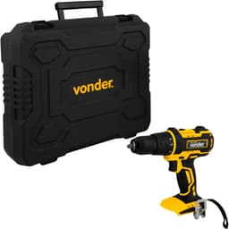 Parafusadeira Com Impacto Vonder Sem Bateria e Carregador Furadeira IPFV1819I com Maleta Plástica