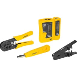 Testador de cabos de rede RJ11 RJ12 RJ45 com acessórios VONDER