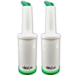 Kit 2 Garrafa Storen Pour 1l Verde Weck Armazenar e Servir Bartenders Caldas