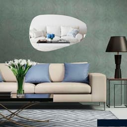 Espelho Decorativo Orgânico Lapidado 45x80cm