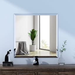 Espelho Lapidado Bisotê Iluminado com Led Frio - 70X70 cm