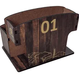 25 Porta Sachês e Guardanapos de Mesa MDF Restaurante Confei