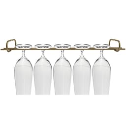 Suporte Para Pendurar Taças 42cm Organizador Porta Taças Suspenso Dourado