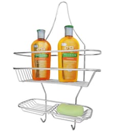 Suporte Shampoo E Porta Sabonete De Registro Do Banheiro Aço