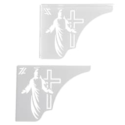 Mão Francesa Decorativa 20cm Jesus Cristo Ressuscitado Aço B