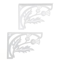Mão Francesa Decorativa 20cm Ramos Flor Brinco de Princesa B