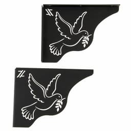 Par Mãos Francesas Decorativas 20cm Pomba da Paz Divino Espí